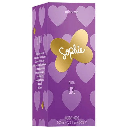 Sophie Colônia like, 100 ml. Fragrância floral lavanda com aquele cheiro fresquinho que fica na memória. Opção presente 🎁 Criança 4859. 24,99€